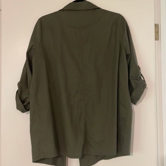 Trend Responsibly olive green super light weight utility looking jacket - Picture 5 of 6
